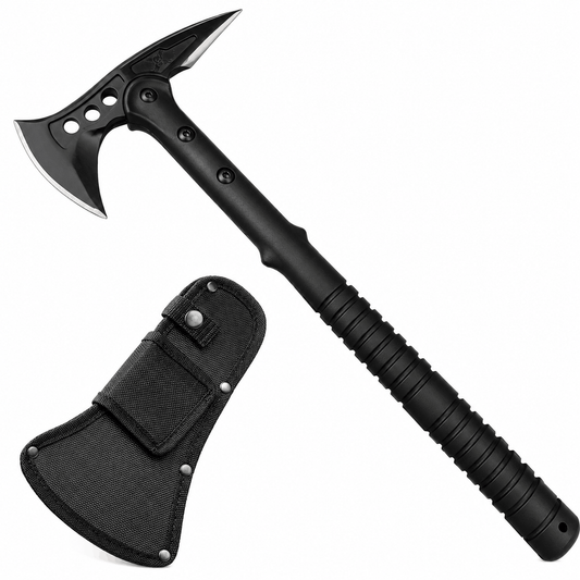 Hache de camping tactique Spear Point Axe 15 pouces avec étui