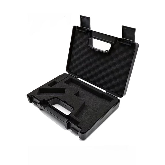Mallette pour pistolet en plastique avec rembourrage - noir
