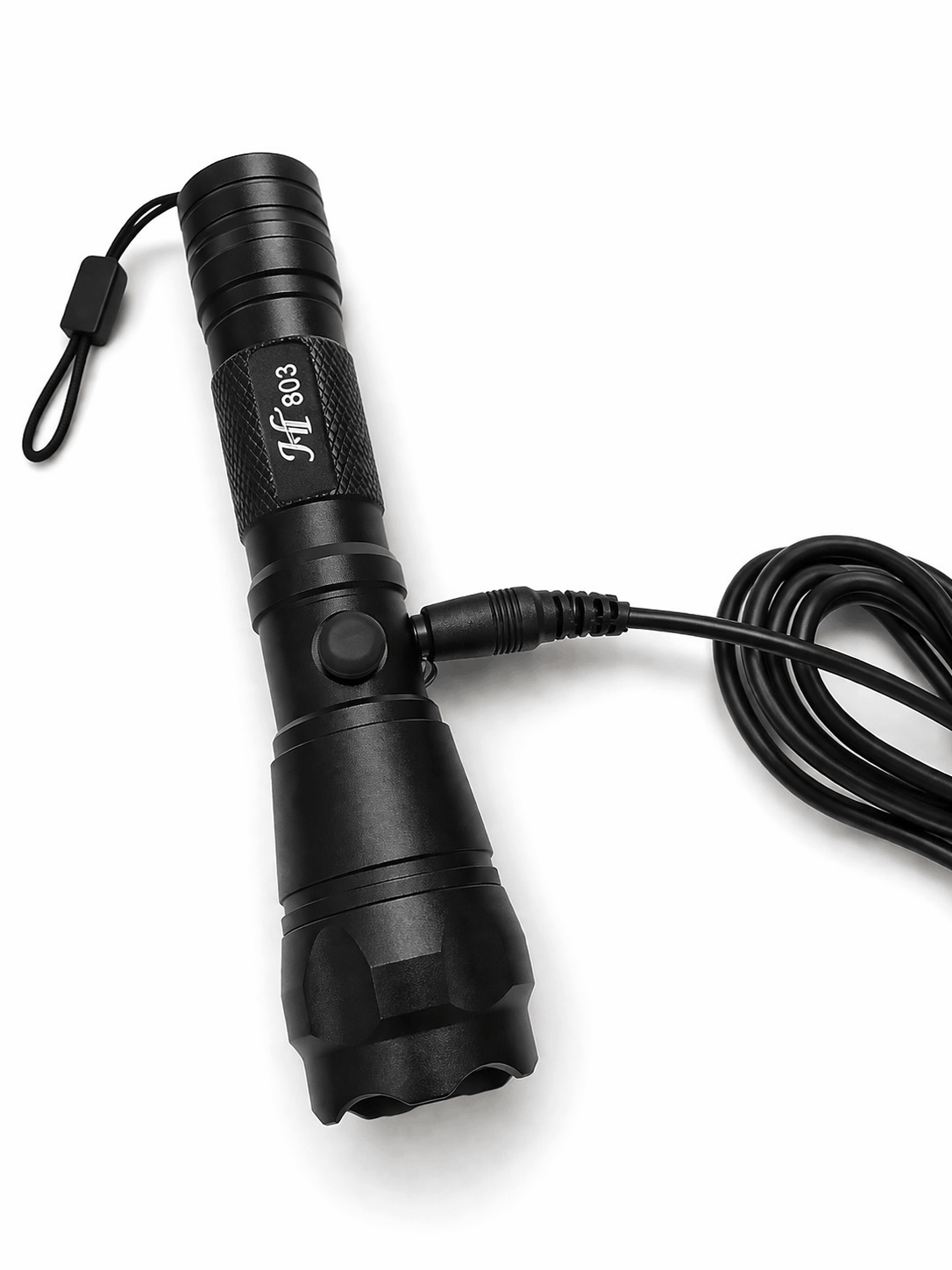 Lampe LED Black Airsoft 903 12V avec chargeur et batterie rechargeable