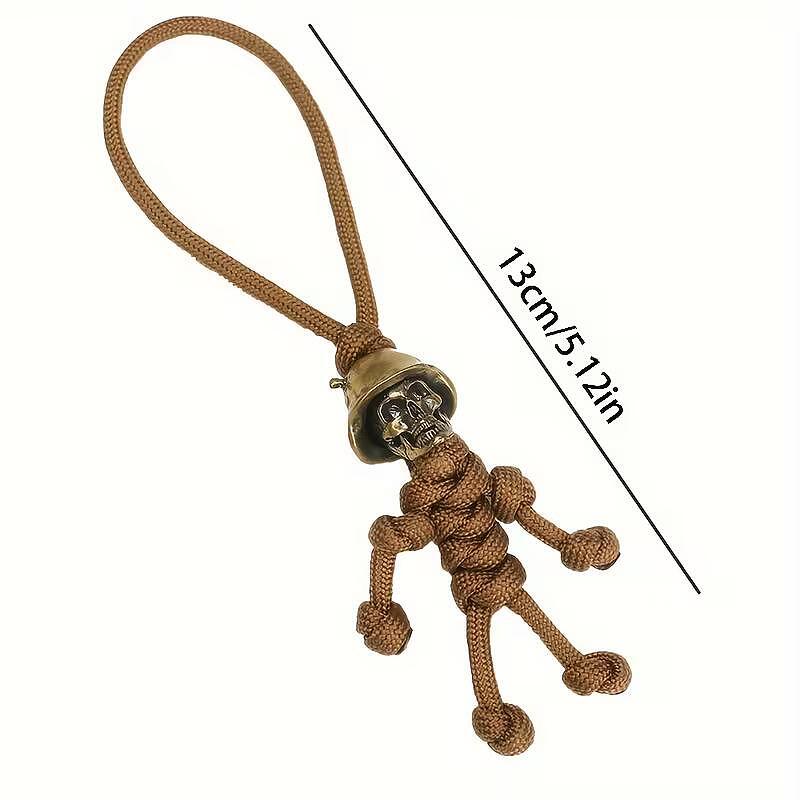 Porte-clés tactique Paracord Skull Soldier
