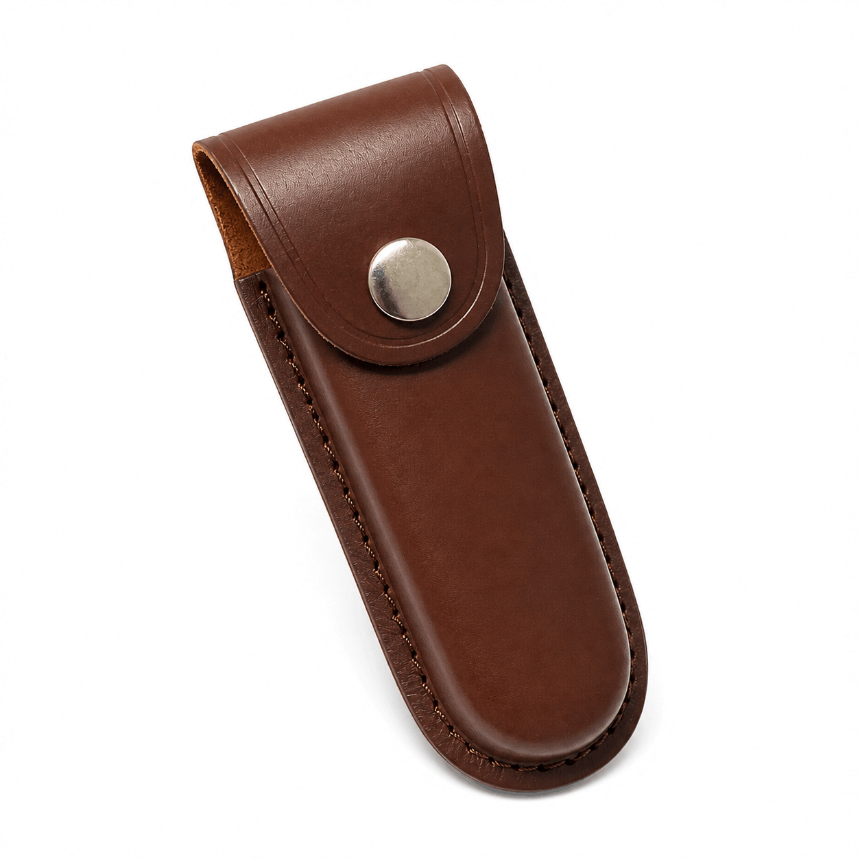 Étui en cuir pour couteau avec bouton pour ceinture