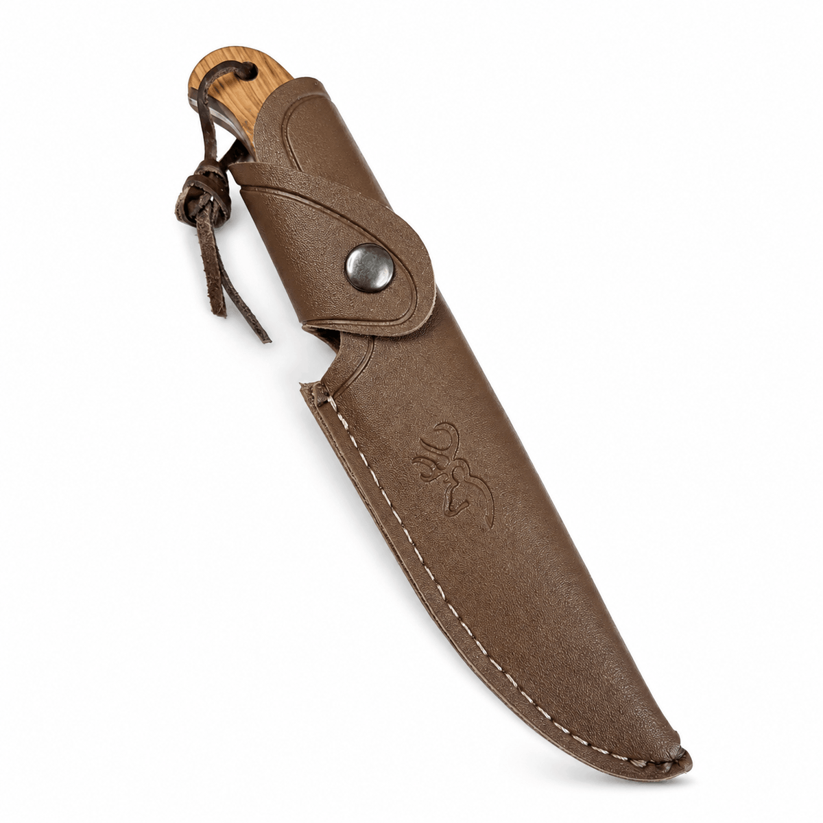 Κυνηγετικό μαχαίρι Browning Whitetail Legacy με ξύλινη λαβή και θήκη