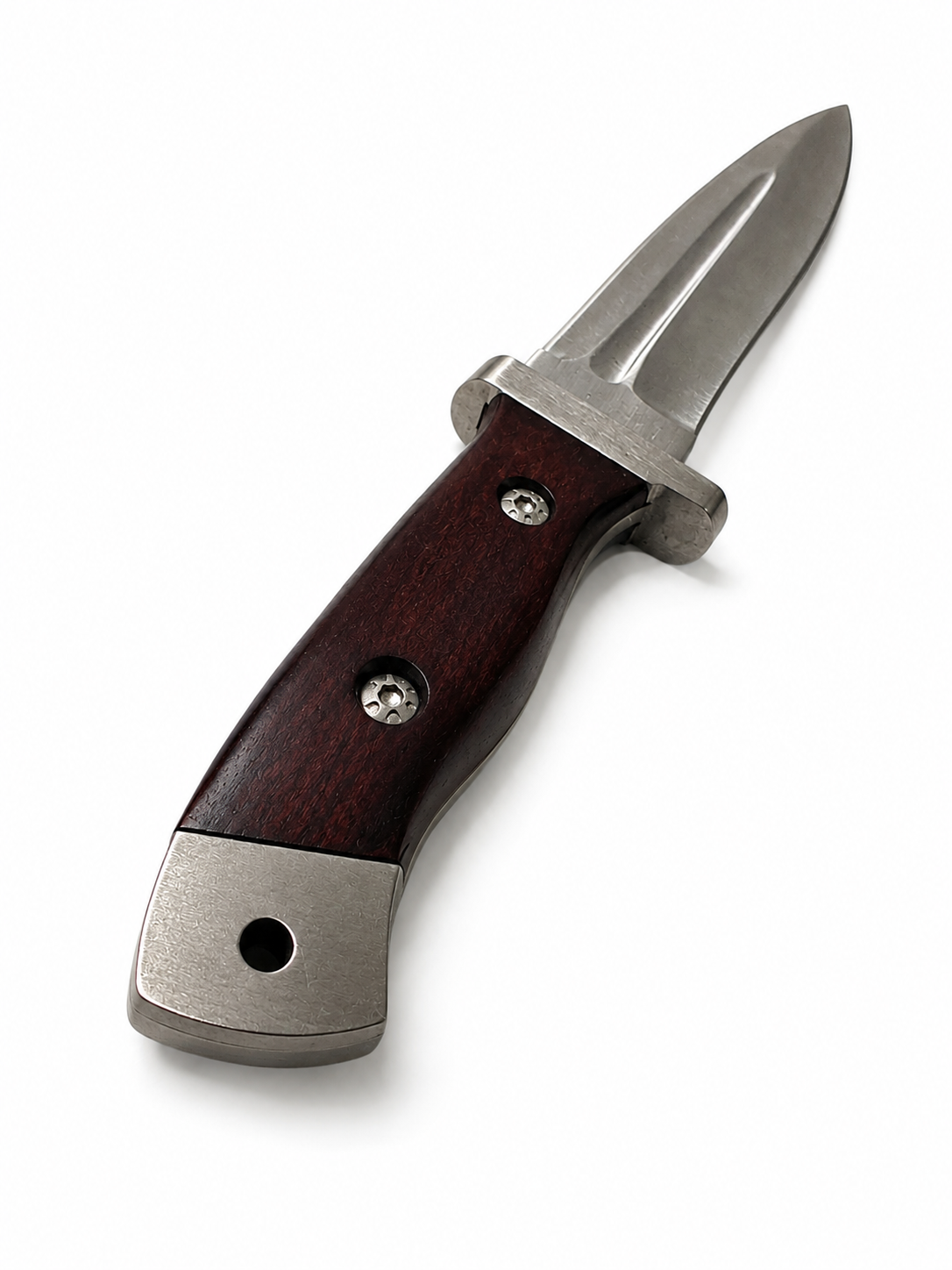 Couteau outdoor BUCK en acajou avec étui en cuir