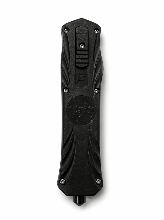 Couteau automatique Black Airsoft Venom OTF à lame rétractable