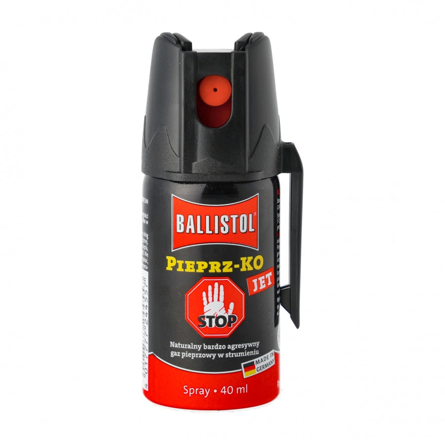 Spray au poivre Ballistol Pfeffer-KO Jet 40ml - Jet