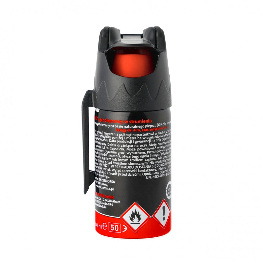 Spray au poivre Ballistol Pfeffer-KO Jet 40ml - Jet