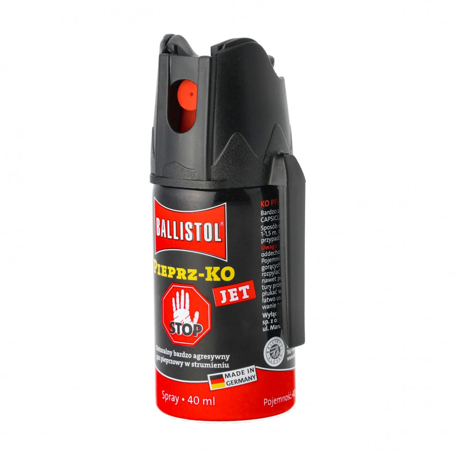 Spray au poivre Ballistol Pfeffer-KO Jet 40ml - Jet