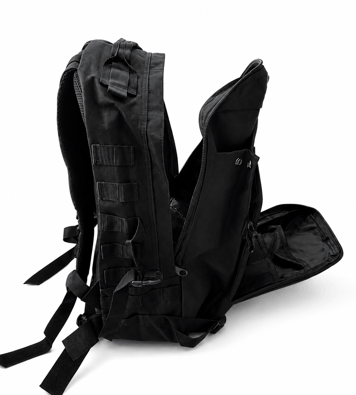 Sac à dos tactique Black Airsoft 360 MOLLE 45L