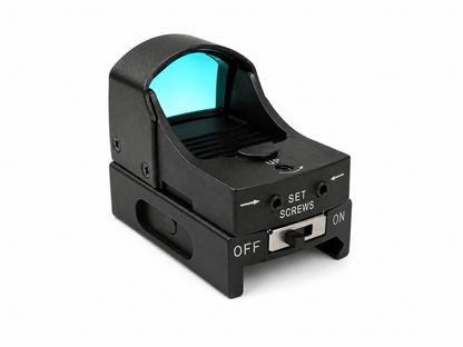Compteur tactique Red Dot à double luminosité Black Airsoft - avec viseur laser