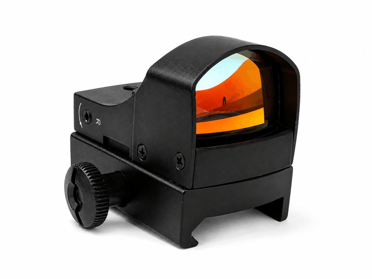 Compteur tactique Red Dot à double luminosité Black Airsoft - avec viseur laser