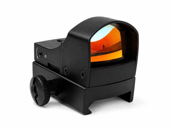 Compteur tactique Red Dot à double luminosité Black Airsoft - avec viseur laser