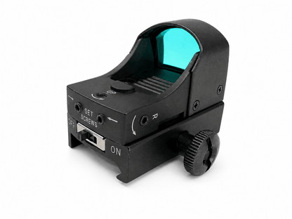 Compteur tactique Red Dot à double luminosité Black Airsoft - avec viseur laser
