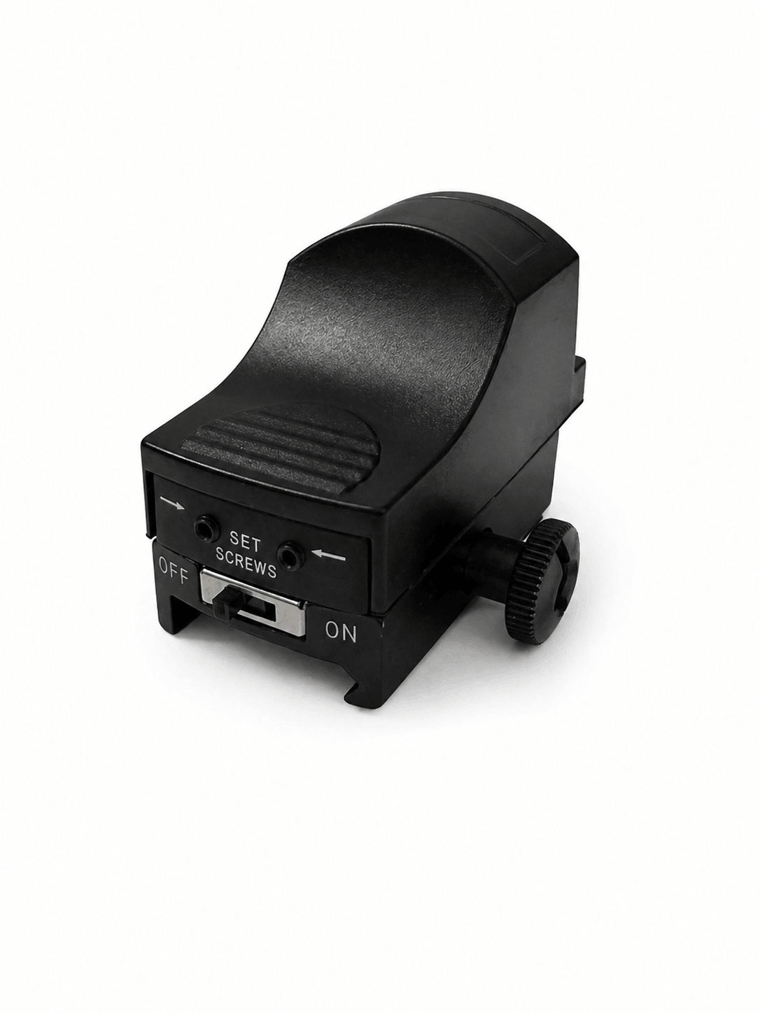 Compteur tactique Red Dot à double luminosité Black Airsoft - avec viseur laser
