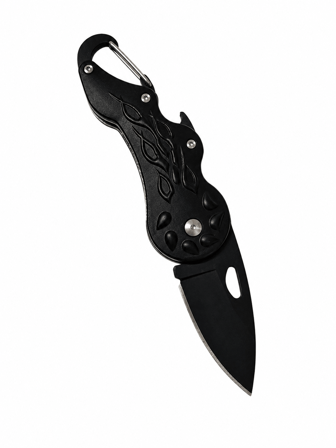 Couteau pliant Black Airsoft Columbia Mini - Mousqueton