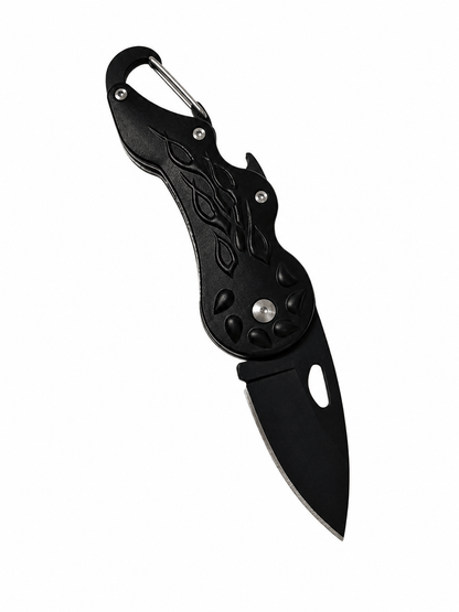 Couteau pliant Black Airsoft Columbia Mini - Mousqueton