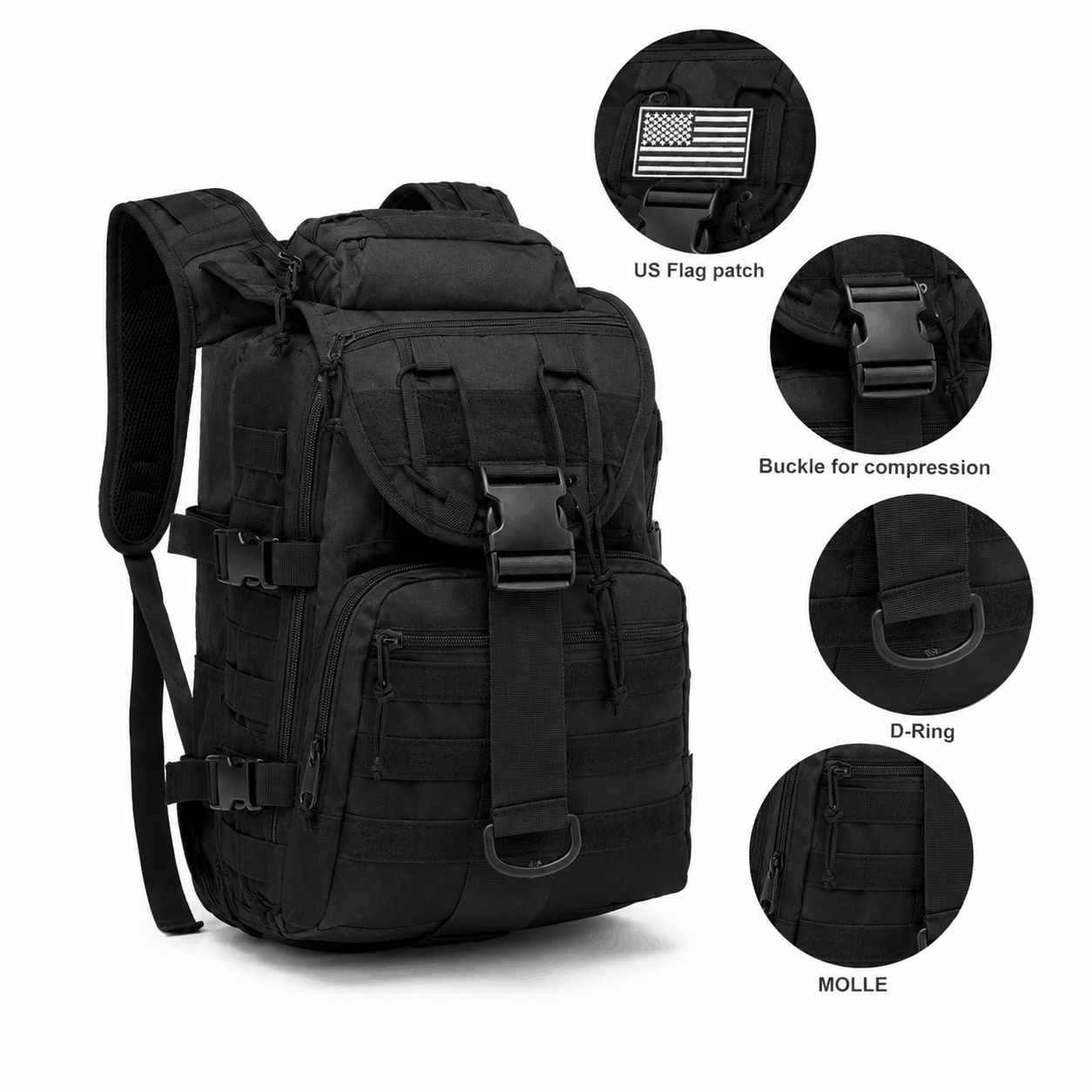 Sac à dos tactique BlackAirsoft CROSS-X 35L