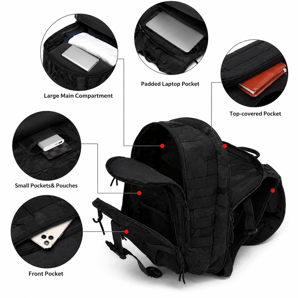 Sac à dos tactique BlackAirsoft CROSS-X 35L