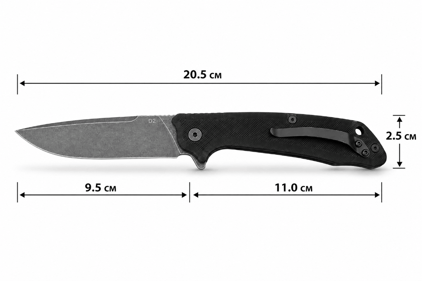 Couteau pliant BlackAirsoft Darkness D2