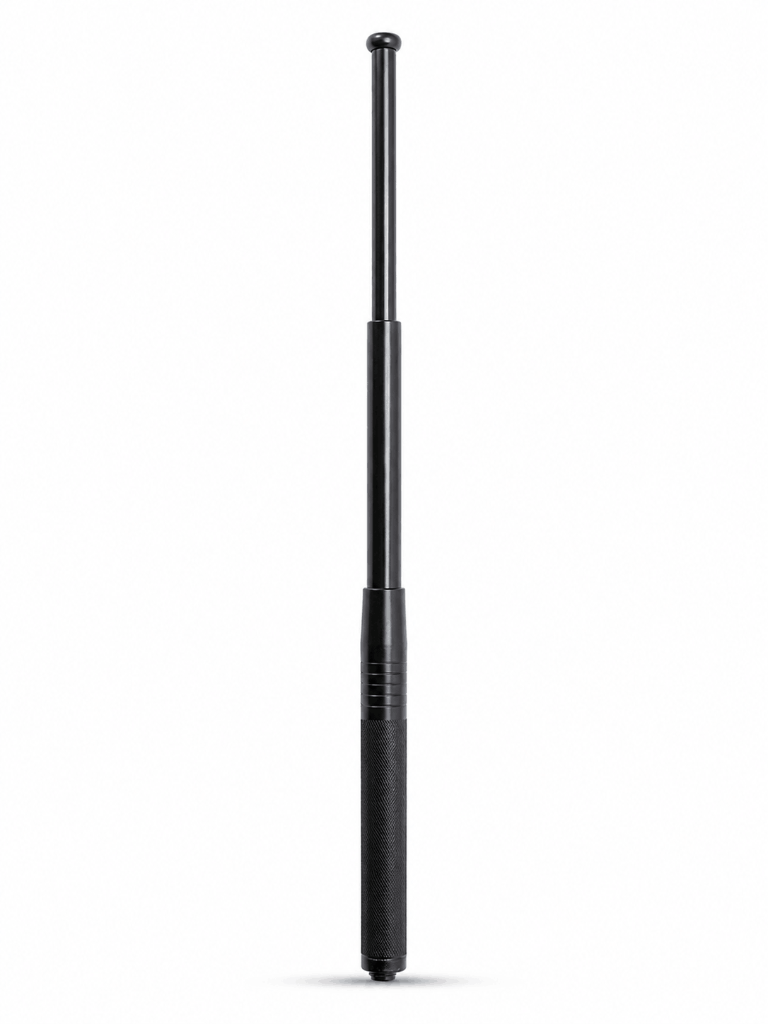 Bâton télescopique en acier Black Airsoft DEFENDER 50 cm avec étui en cuir