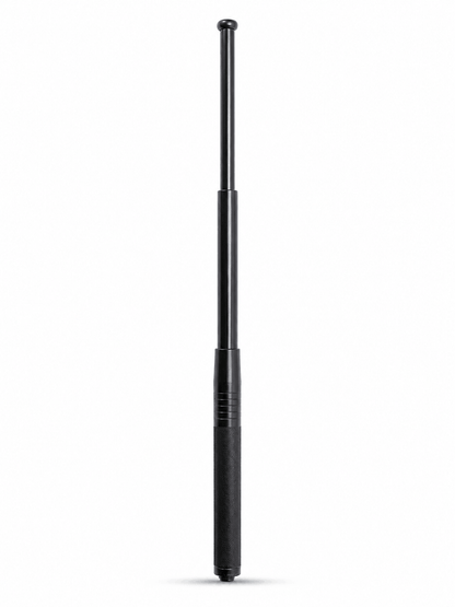 Bâton télescopique en acier Black Airsoft DEFENDER 50 cm avec étui en cuir