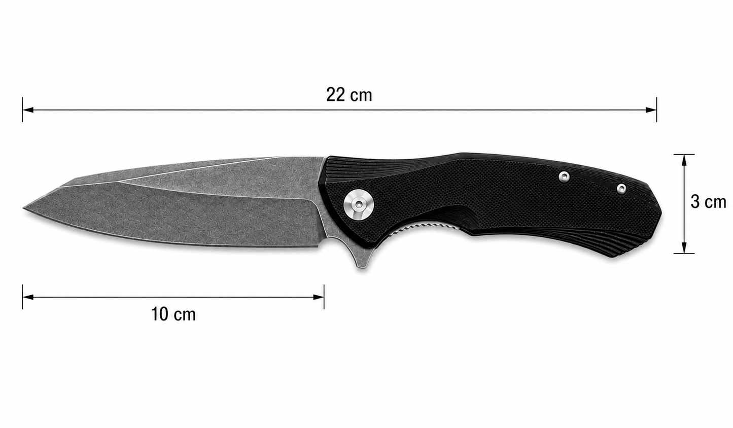Couteau pliant BlackAirsoft Dominator D2