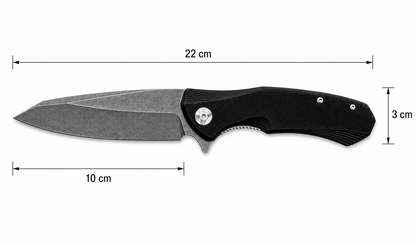 Couteau pliant BlackAirsoft Dominator D2