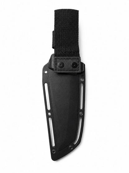 Couteau avec allume-feu en ferrocerium et sifflet BlackAirsoft Survival