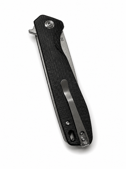 Couteau pliant BlackAirsoft Forge en acier D2 avec manche G10