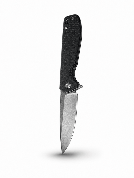Couteau pliant BlackAirsoft Forge en acier D2 avec manche G10