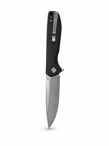 Couteau pliant BlackAirsoft Forge en acier D2 avec manche G10