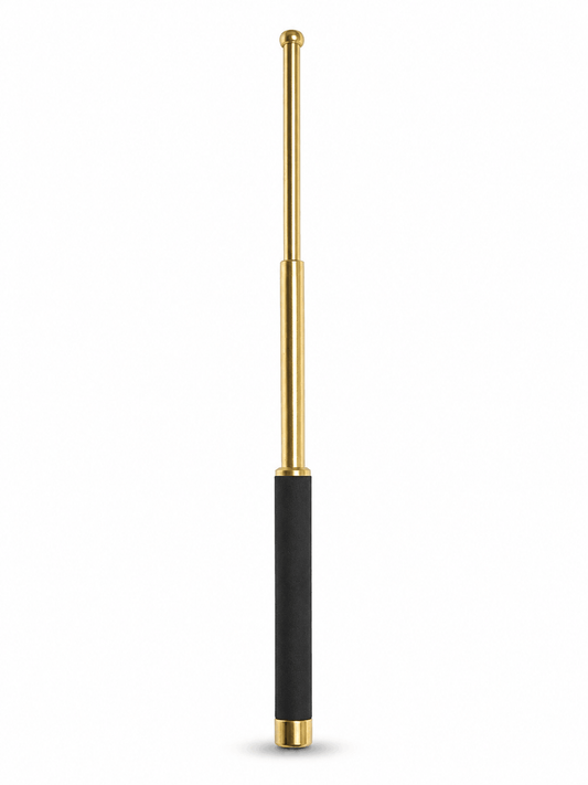 Bâton télescopique en acier Black Airsoft GOLDEN 53 cm avec étui