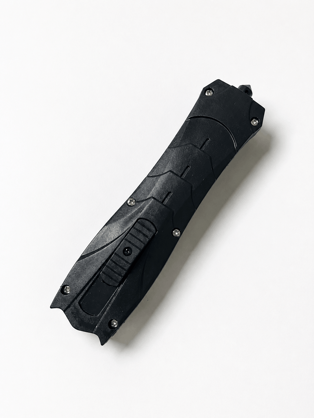 Couteau automatique Black Airsoft Inferno OTF avec lame rétractable