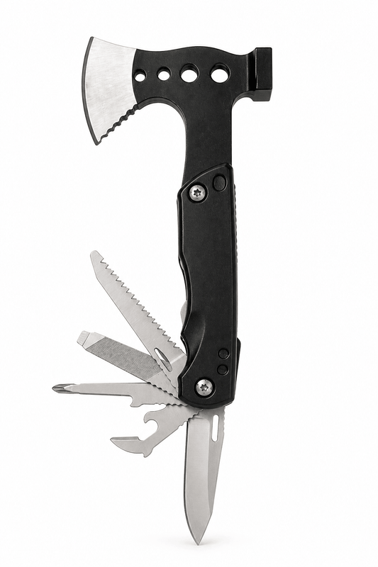 Hache multifonction avec marteau Black Airsoft - Hammer X