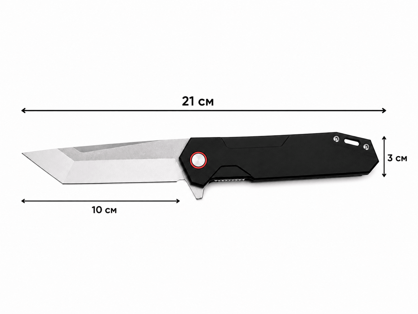 Couteau pliant BlackAirsoft Red Core D2