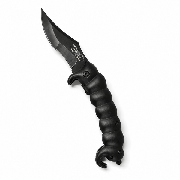 Couteau pliant Black Airsoft Scorpion