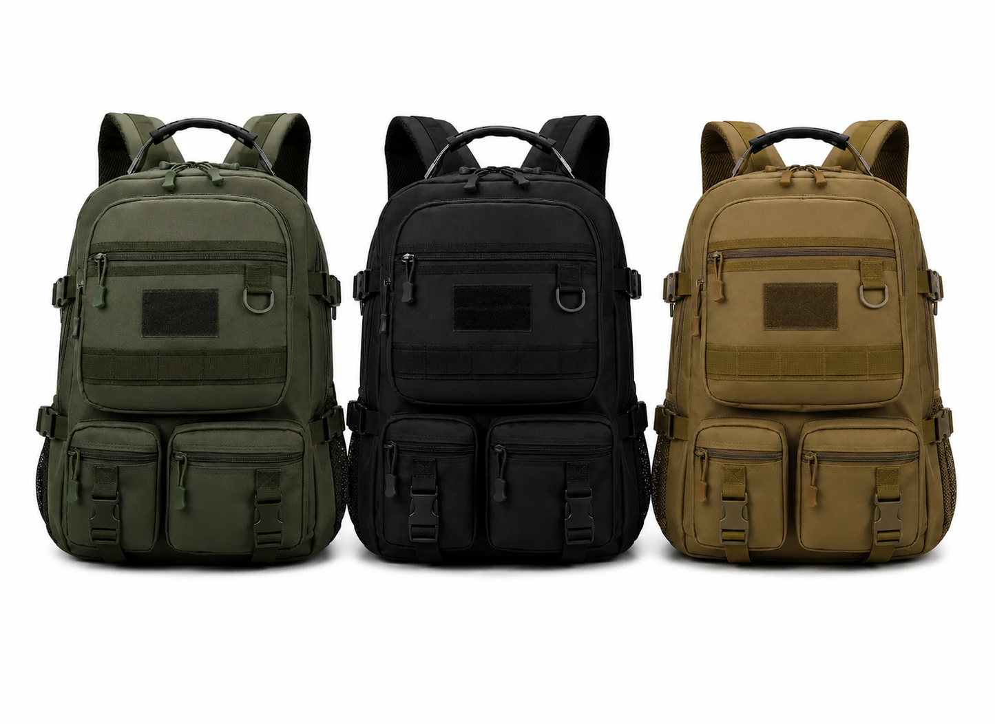 Sac à dos tactique Black Airsoft Tactical Backpack 35L 600D