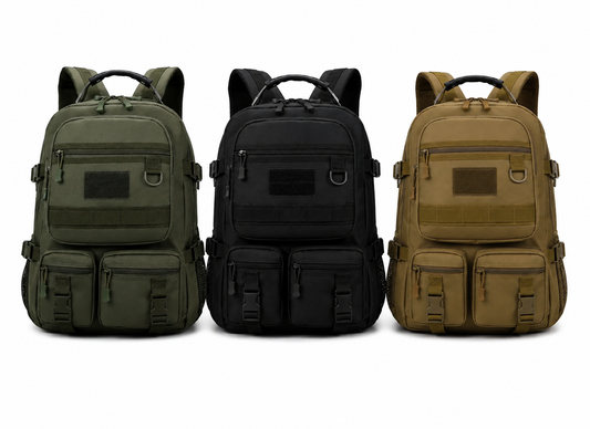 Sac à dos tactique Black Airsoft Tactical Backpack 35L 600D