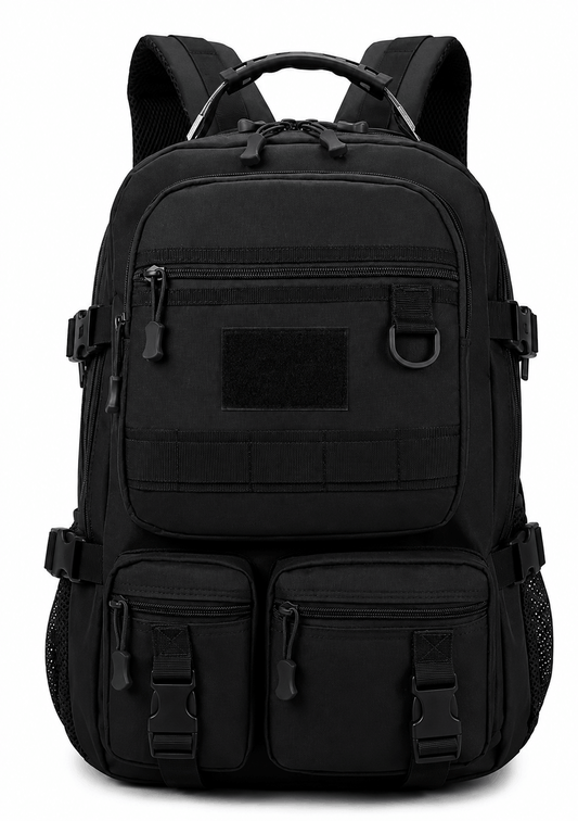 Sac à dos tactique Black Airsoft Tactical Backpack 35L 600D