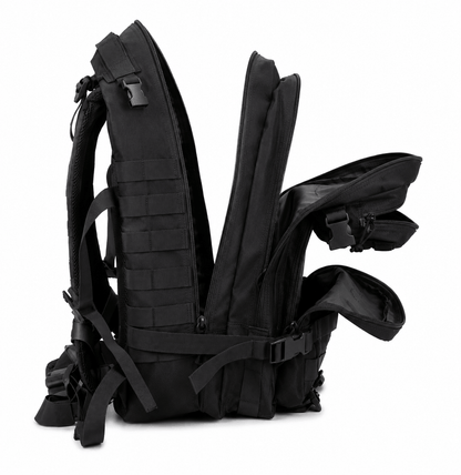 Sac à dos tactique Black Airsoft Tactical Backpack 35L 600D