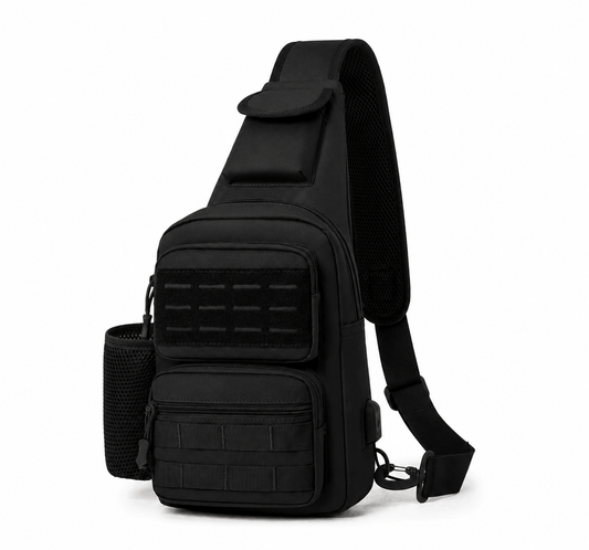 Sac bandoulière tactique Black Airsoft Tactical Sling Bag