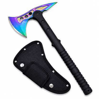 Hache de camping tactique Spear Point Axe 15 pouces avec étui