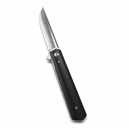 Couteau pliant BlackAirsoft Vertex en acier D2 avec manche G10