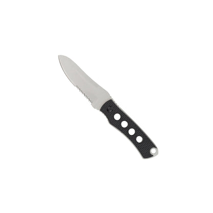 Couteau tactique WOLF Black Airsoft pour cou avec étui