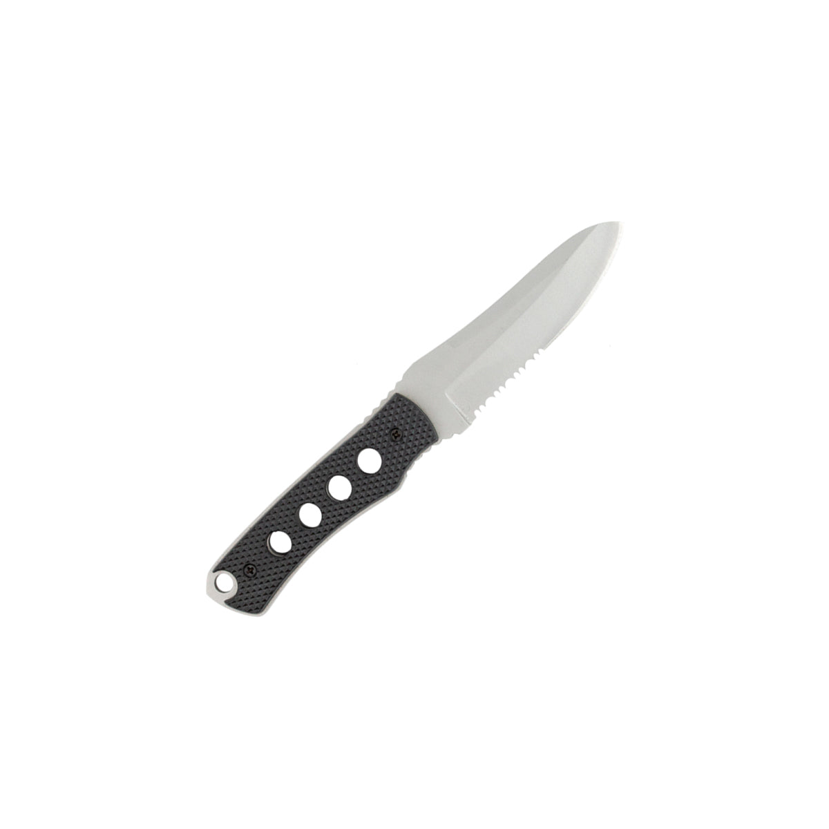 Couteau tactique WOLF Black Airsoft pour cou avec étui