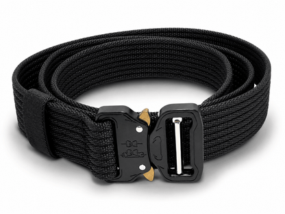 Ceinture tactique BlackAirsoft Cobra avec boucle métallique et fermeture rapide – 125 cm