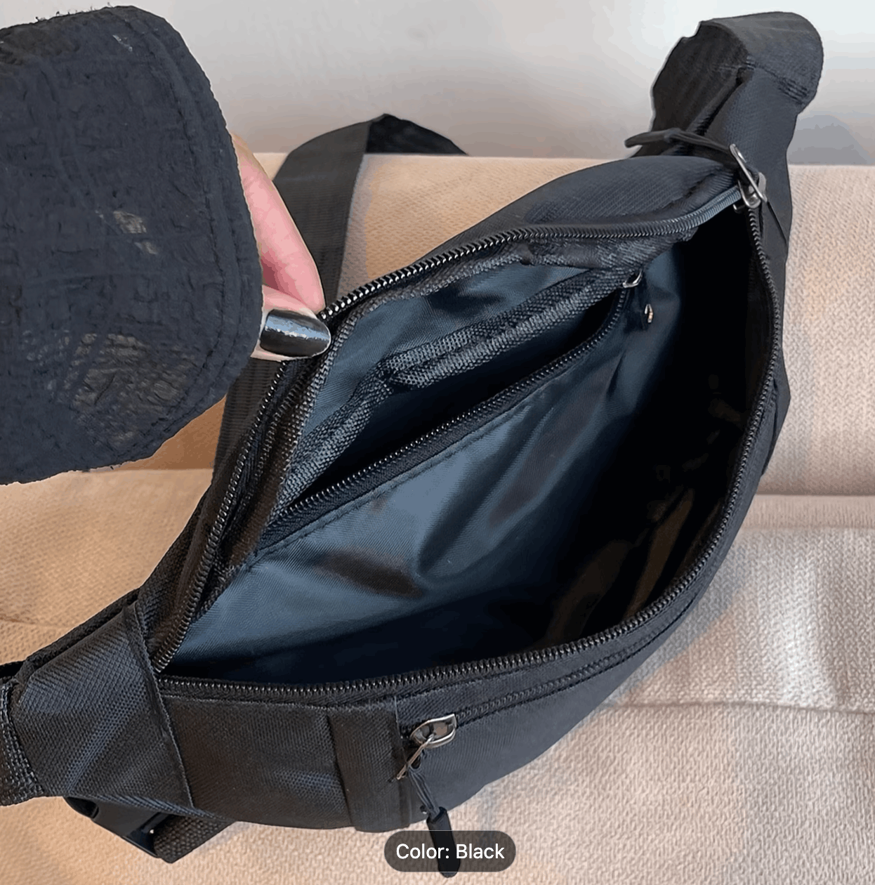 Sac bandoulière et en travers BlackAirsoft Dual Zip