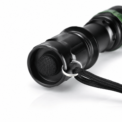 Lampe torche LED tactique BlackAirsoft GREENFORGE avec zoom, batterie Li-ion