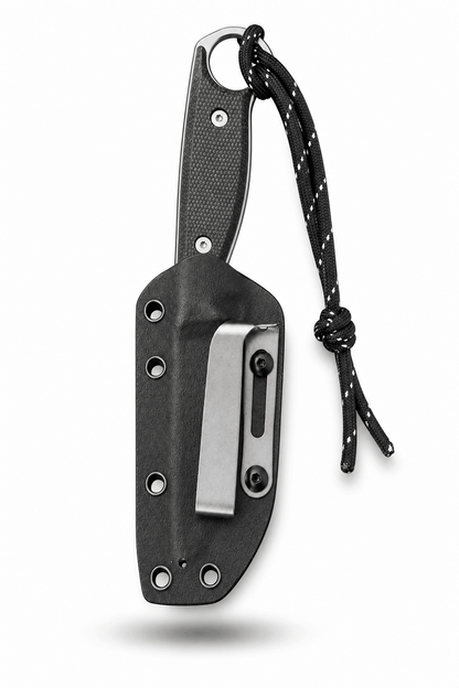 Couteau tactique compact BlackAirsoft HUNTER MINI D2 avec étui KYDEX et manche G10