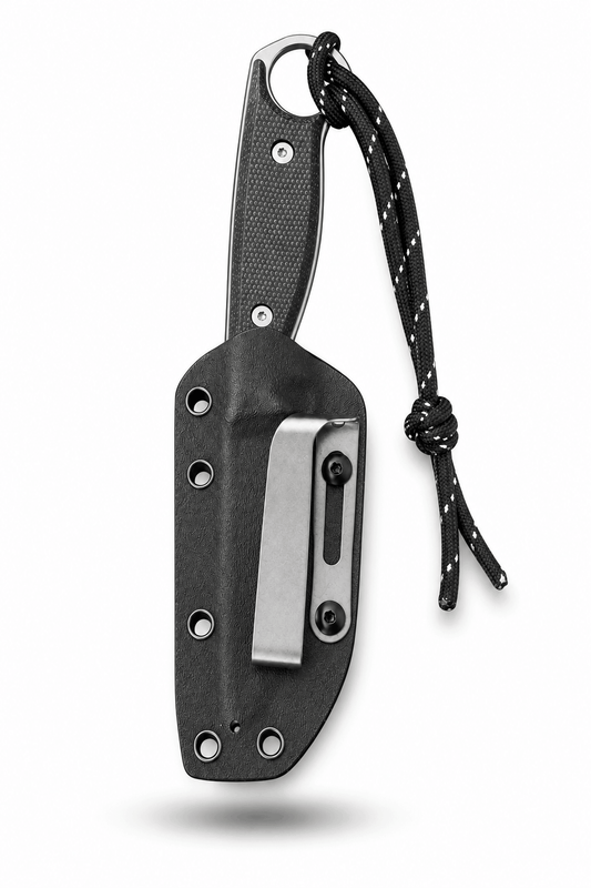 Couteau tactique compact BlackAirsoft HUNTER MINI D2 avec étui KYDEX et manche G10