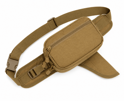 Sac tactique de taille BlackAirsoft Surprise avec compartiment pour port dissimulé de pistolet (CCW)